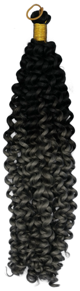 deep water crochet braids black grey